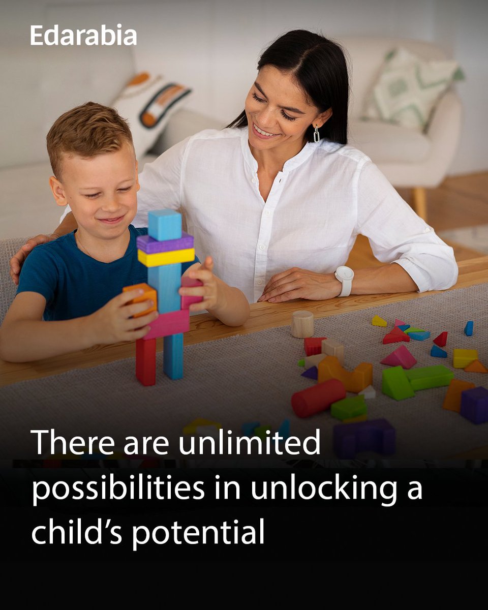 EdarabiaEurope's tweet photo. Every child is born with unlimited potential 🌟🧠 By nurturing their unique strengths and learning styles from an early age, we can help them grow into confident, creative, and successful individuals ready to thrive in life.

Read More: https://t.co/nOFig7r96t https://t.co/Lpb0mz5Bc3