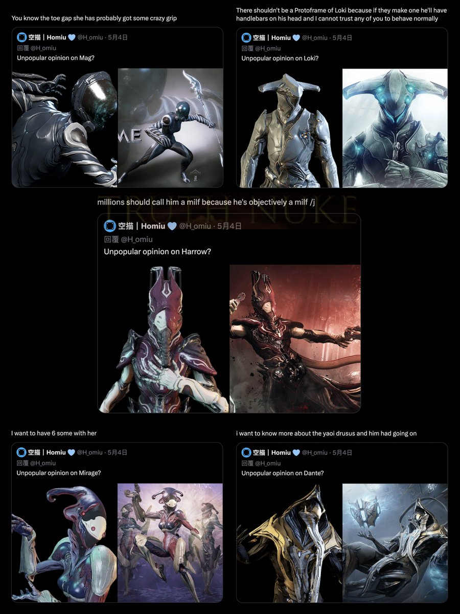 I lied. I dont actually care about ur unpopular warframe opinions. the true reason I opened these threads are to mine up real Manmade Gem like these: