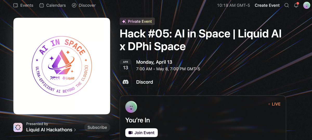Let's see what in can build in one day for the AI in Space hackathon! I ...