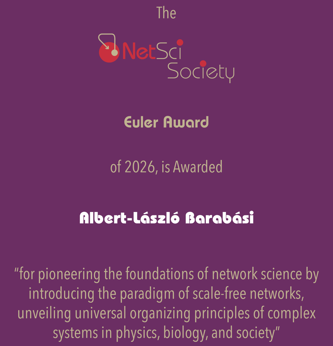 Network Science Society tweet media