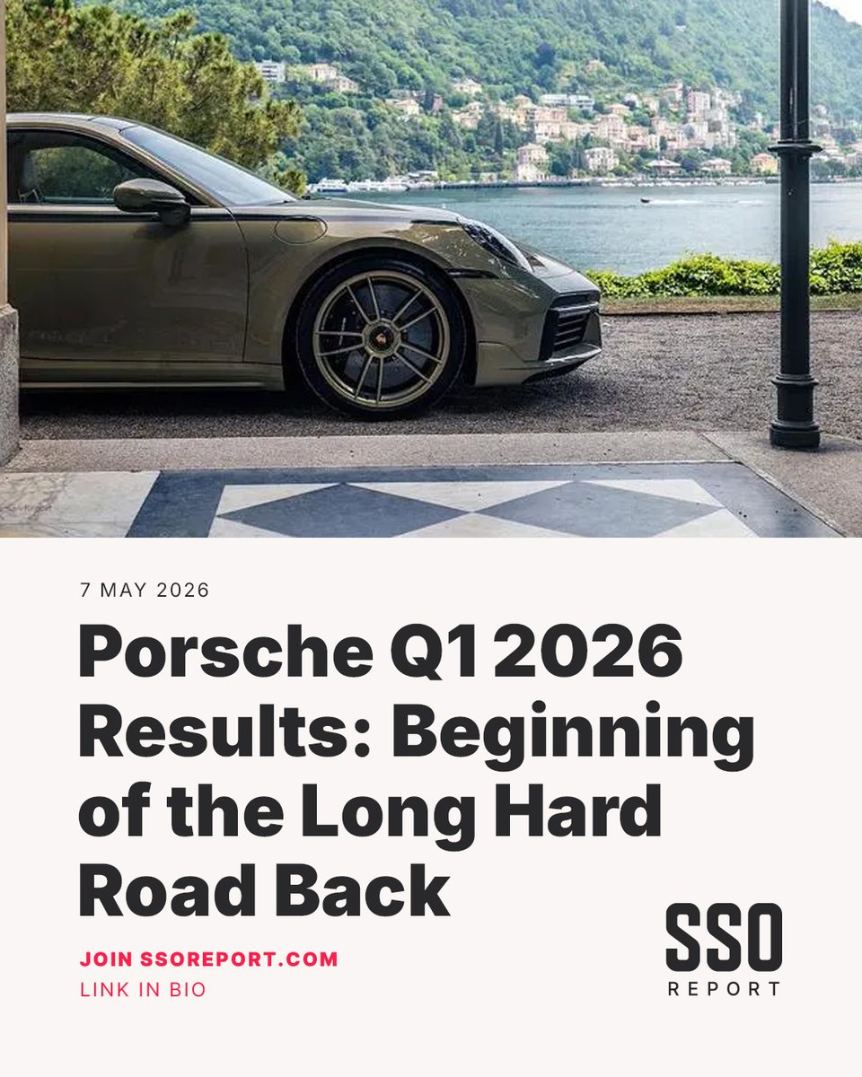 SupercarOwner's tweet photo. Porsche’s Q1 2026 results were ugly, but for the first time in years the company seems to understand the problem. Leiters is moving fast, refocusing Porsche and ditching old fantasies.
Read more here: https://t.co/OX7P2gH2sH
#ssoreport https://t.co/i41dO0DwtD