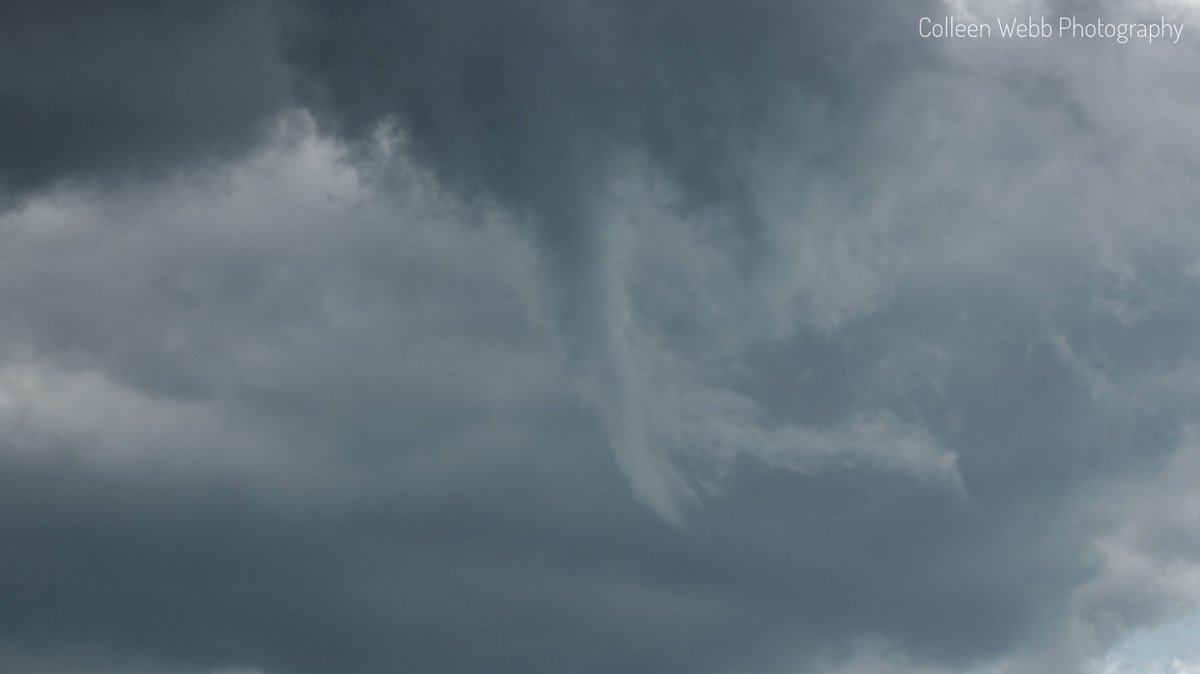 ColleenWebb0's tweet photo. A nice funnel cloud taken from Dunloy this afternoon. The first of the season for me. 🌪️ @barrabest @bbcniweather @WeatherCee @geoff_maskell @Louise_utv https://t.co/xRog5G8vQg