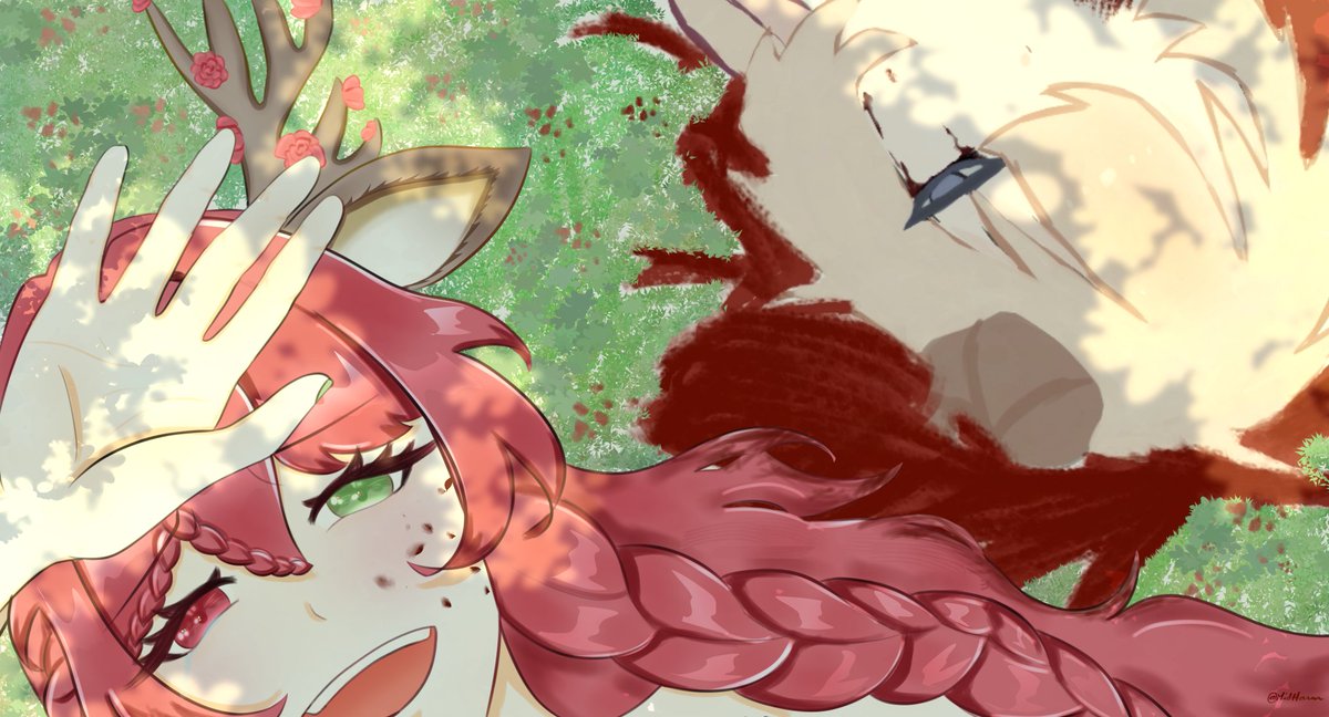 MidHarm_'s tweet photo. Art Collab with Xialon (discord)

#artcollab #artㅤㅤㅤㅤ https://t.co/IrolqtzZJo