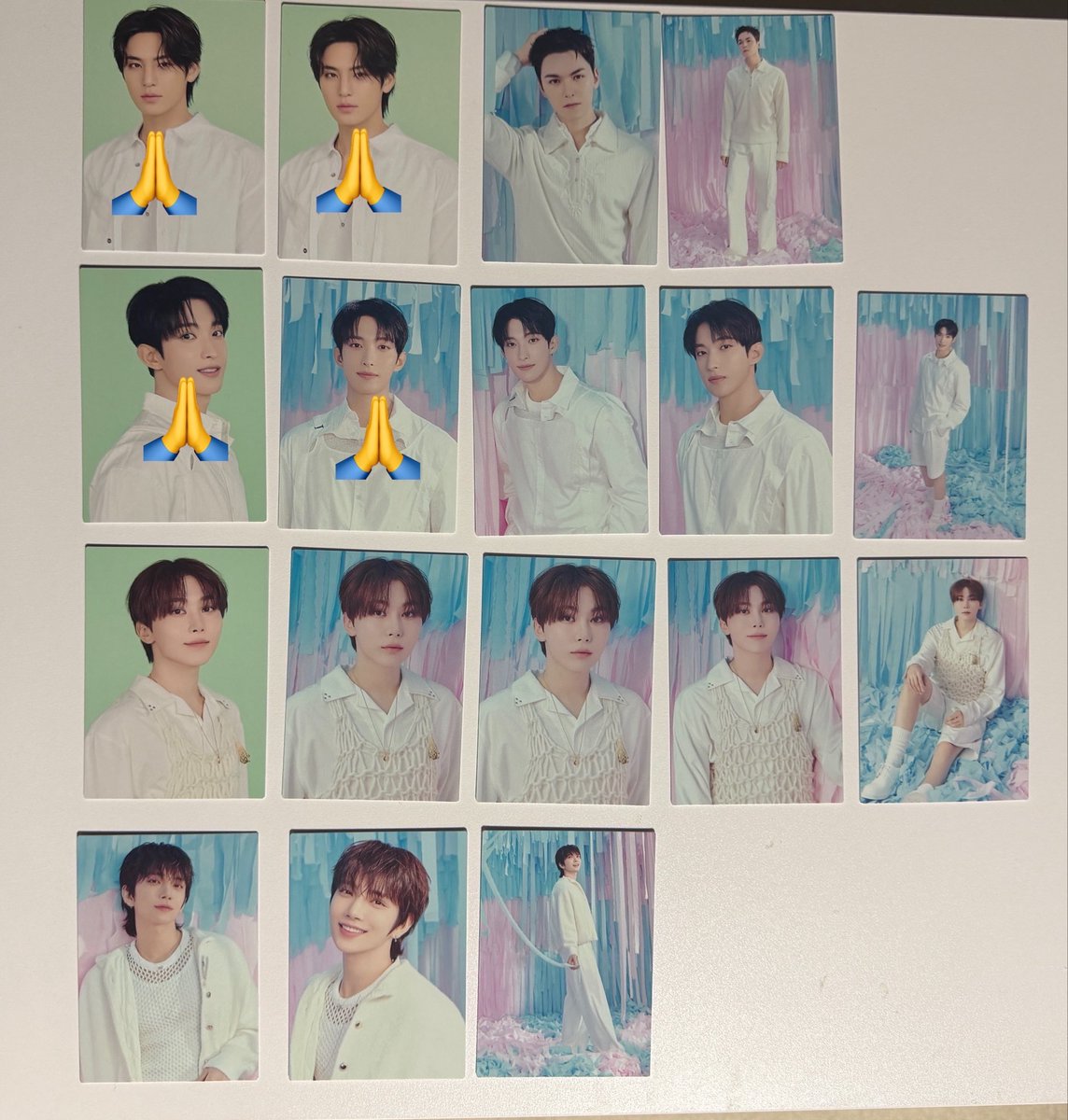 abcdeff1013's tweet photo. SEVENTEEN セブチ YAKUSOKU ペンミ ファンミ トレカ 交換

【譲】ドギョム　スングァン
ジョンシュア　バーノン

【求】 ジュン　エスクプス　（母親、友人の交換も探します💦）
（❤️以外で探してます）
郵送または14日会場でのお取引希望です！！検索からでもお気軽にお声がけください🐸 https://t.co/2qSnGKJTmM