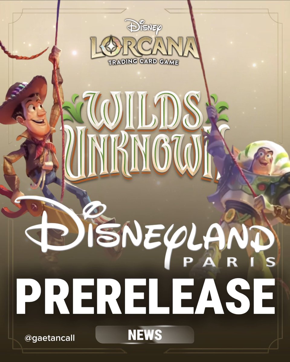 WILDS UNKNOWN is coming at Disneyland Paris !  From May 8th  At  World of Disney & The Storybook Store  Free Buzz Lightyear magical place  promo card with every
