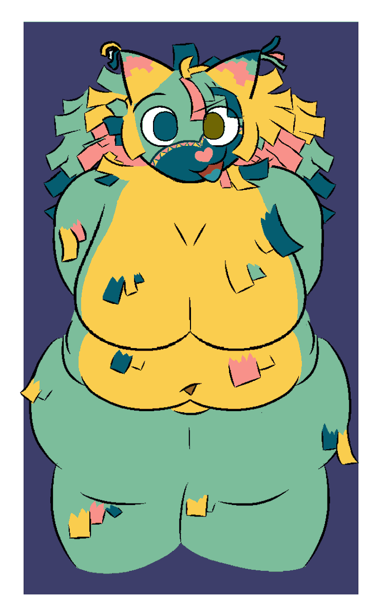 magsnert's tweet photo. updated my old pinata character.. sorry no feet today... https://t.co/GYS9RfUfzy