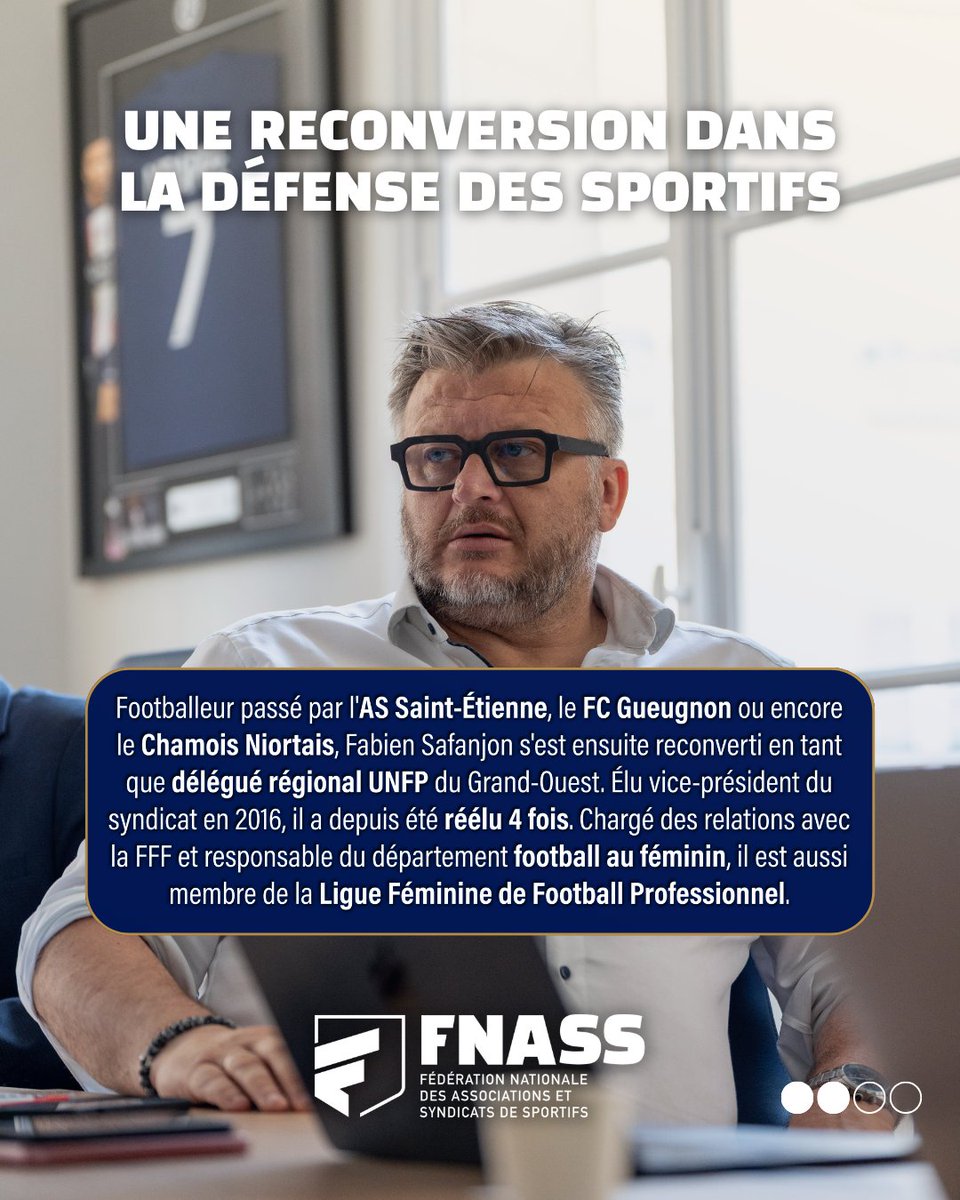 FNASS_'s tweet photo. "Ce sont les sportifs et les sportives qui nous créent des émotions, qui nous font lever dans les stades, ce sont à eux que s'identifient nos enfants, alors protégeons-les, respectons-les, et écoutez-les..." 

Fabien Safanjon, vice-président et trésorier de la FNASS

#FNASS #UNFP https://t.co/UFU8To6G6G