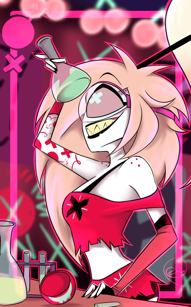 Daefromhell's tweet photo. What they do best.
#sirpentious #cherribomb 
#HazbinHotel #HazbinzHotelfanart https://t.co/3rTPkJEGDP