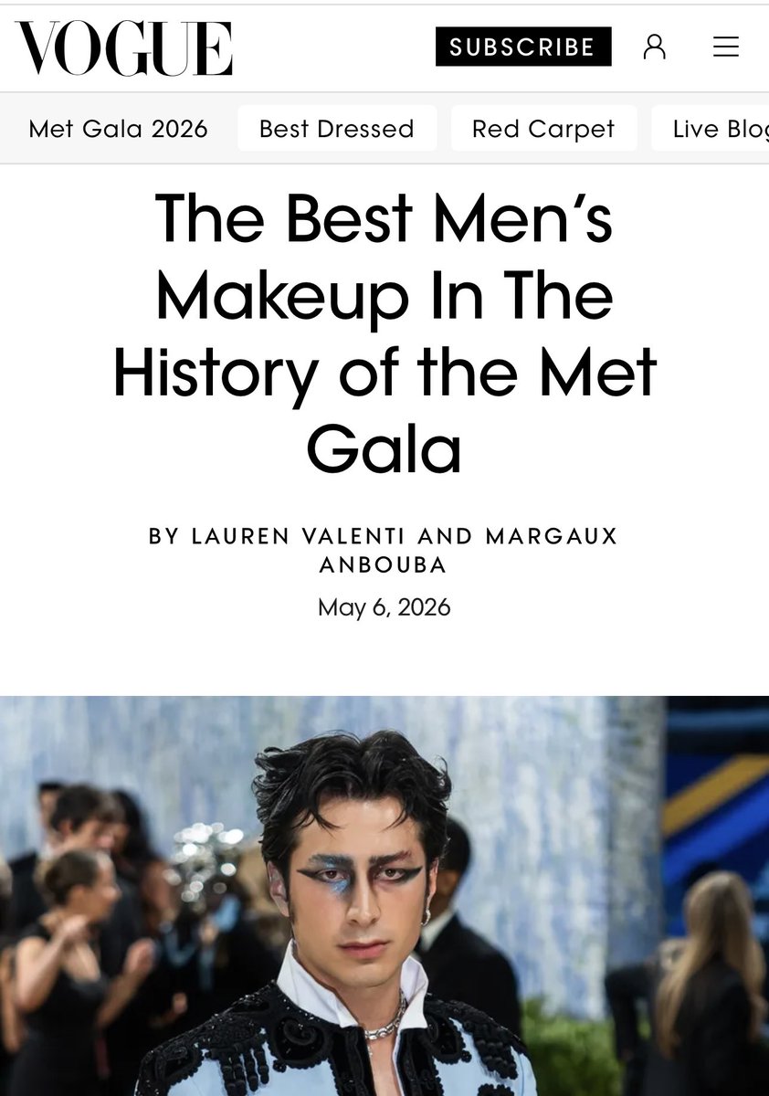 IN THE MET GALA HISTORY* 🐝