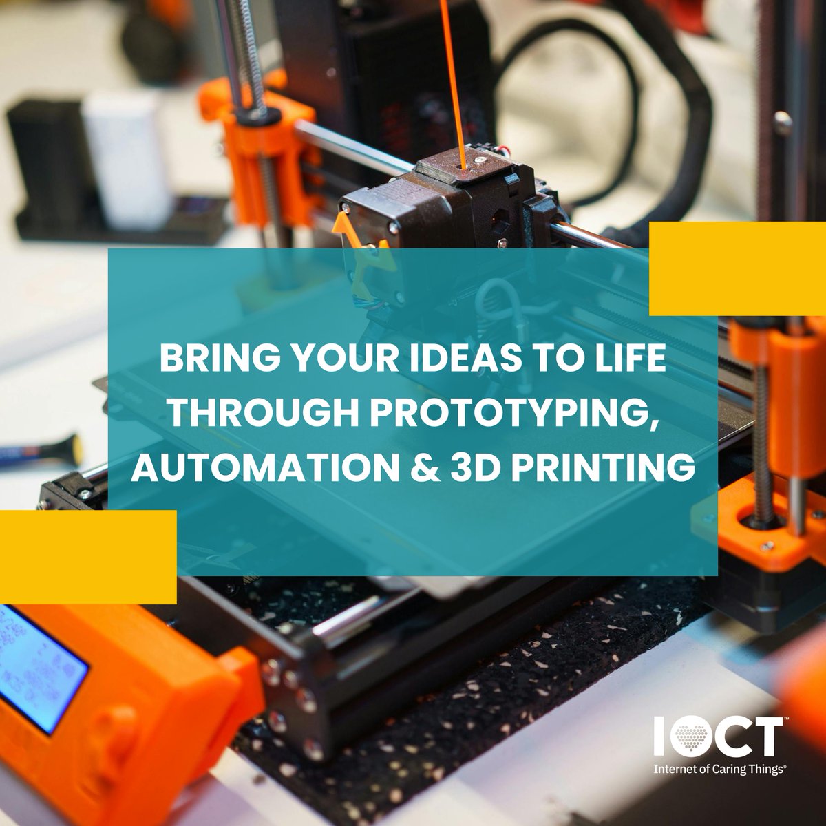 uk_ioct's tweet photo. Turn concepts into high-quality prototypes that stand out.

Hardware prototyping | Automation | 3D printing
🚀 Build faster
🧪 Test smarter
🔁 Iterate with confidence

Get in touch: https://t.co/8ZSh38JWwU 

#AgeingIntelligence #NorthEastCA https://t.co/JmIa4KAYd5