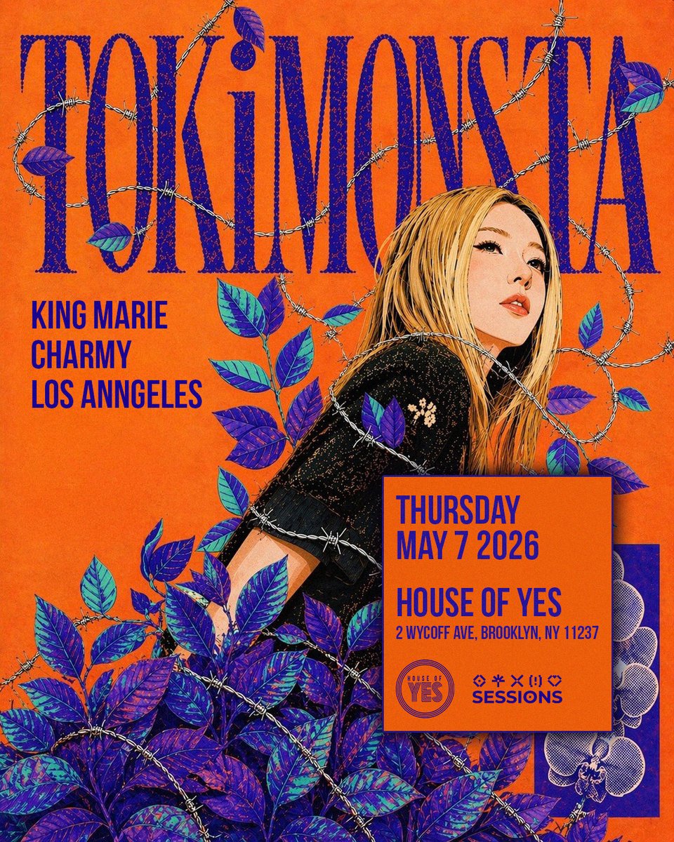 houseofyesnyc's tweet photo. NYC 📣📣 Final Tix for @TOKiMONSTA at House of Yes tonight! Here: https://t.co/xxqfoXrYzc https://t.co/GqjFX2vuS6
