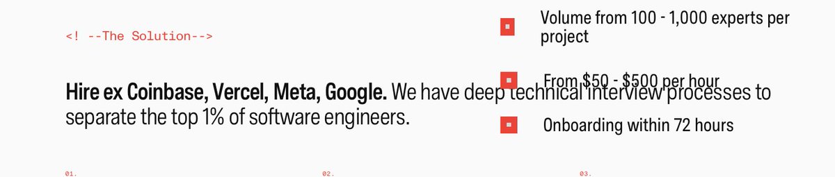 theodorelemoore's tweet photo. I do like enthusiasm to hire best of best but their webpage seems like AI slop pushed to production without a second check https://t.co/tKRX1WWcFB