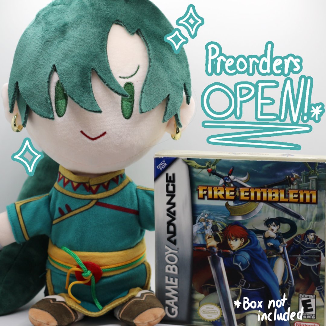 Hector and Lyn plushie preorders are officially open! Preorders end in a month! (June 7th, 2026)