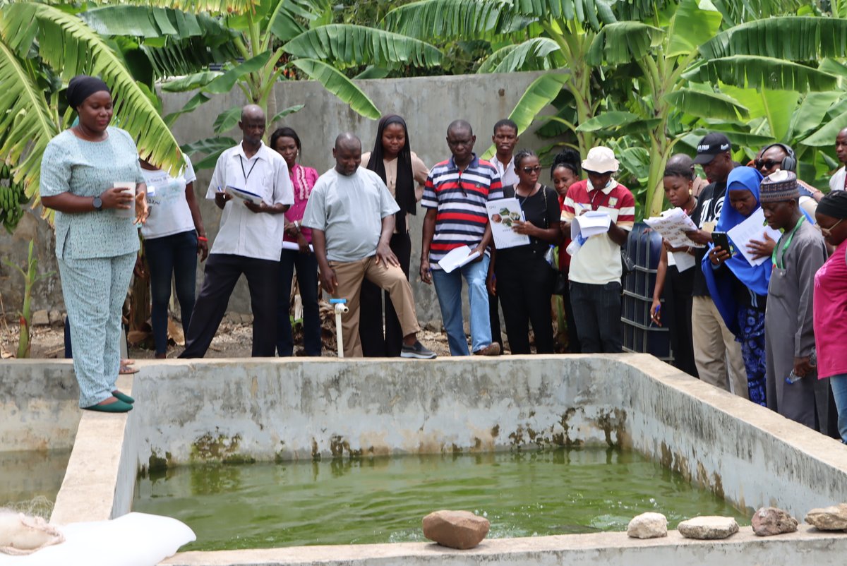 FAONigeria's tweet photo. Young people are key to the future of food systems🚜🌱

Under the #NourishingNigeria project, @FAO and @NGfmafs are training extension agents and teachers on climate-smart agriculture nutrition and agribusiness to support the next generation of young agripreneurs.

#ZeroHunger https://t.co/hrvyzMZBI7