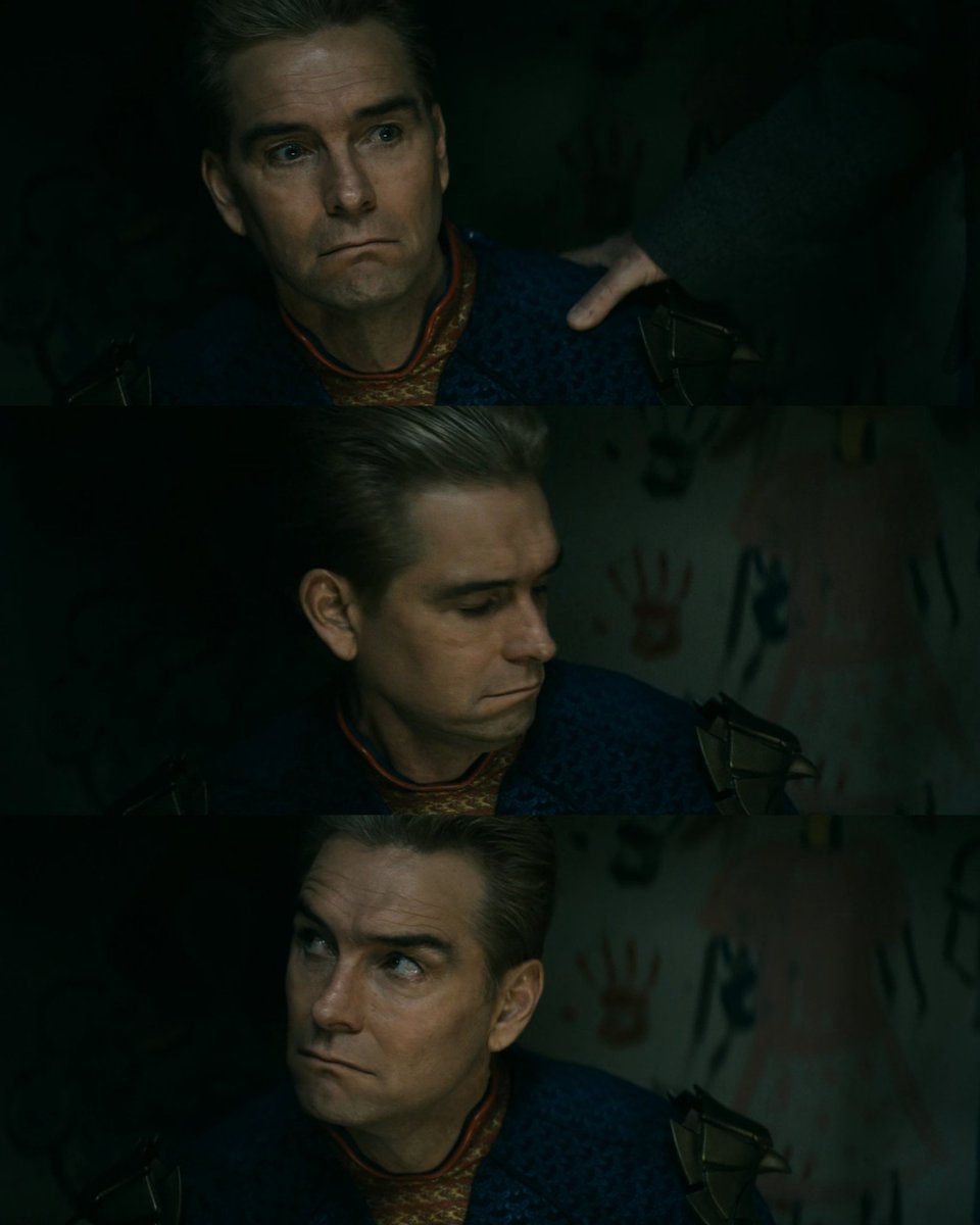 Homelander’s reaction after being touched by The Legend. 

— The Boys S05E06