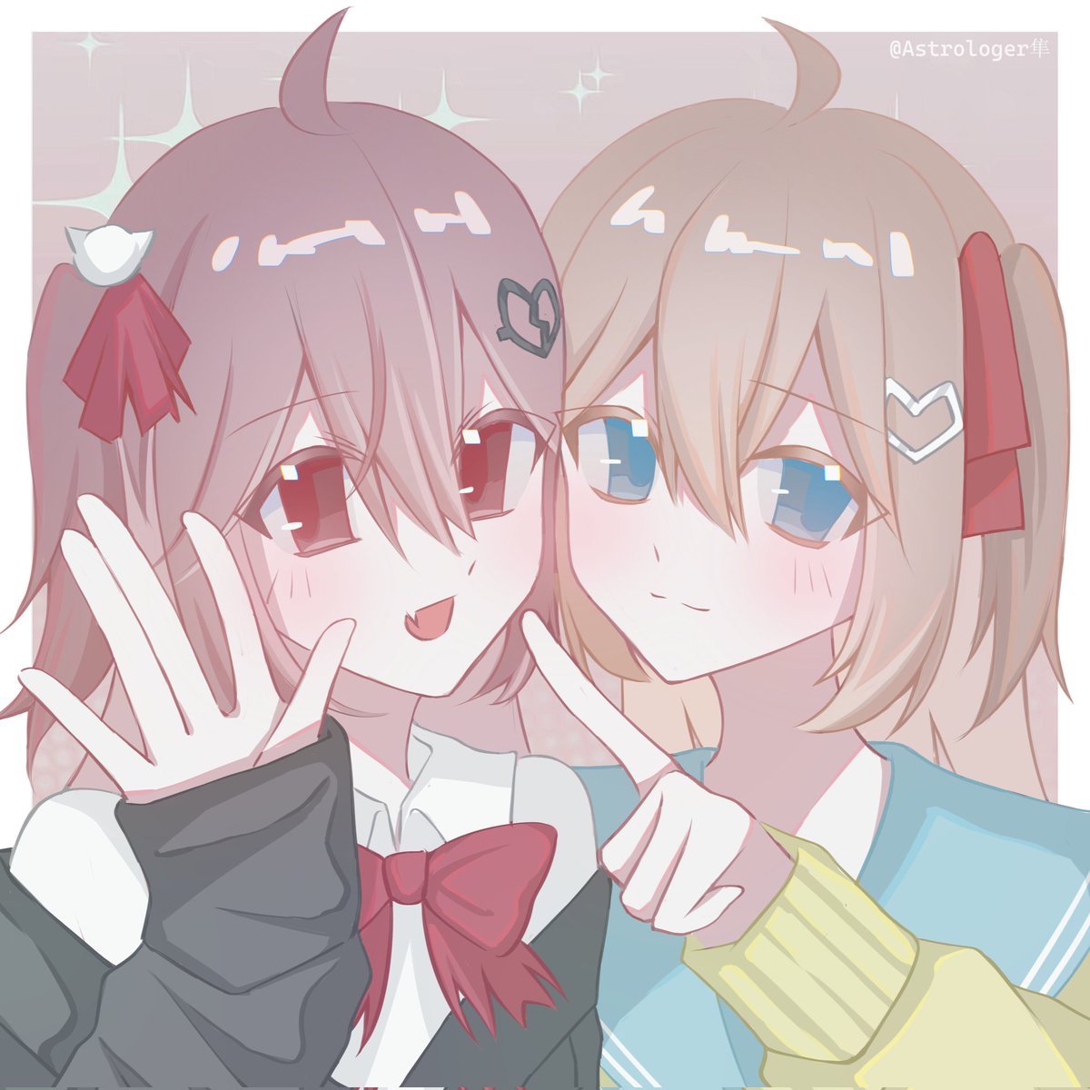 Astrologer_SEA's tweet photo. #heartheartart neuro&amp;evil♡
是oliwan的约稿♡ https://t.co/QlYzp7bTSU