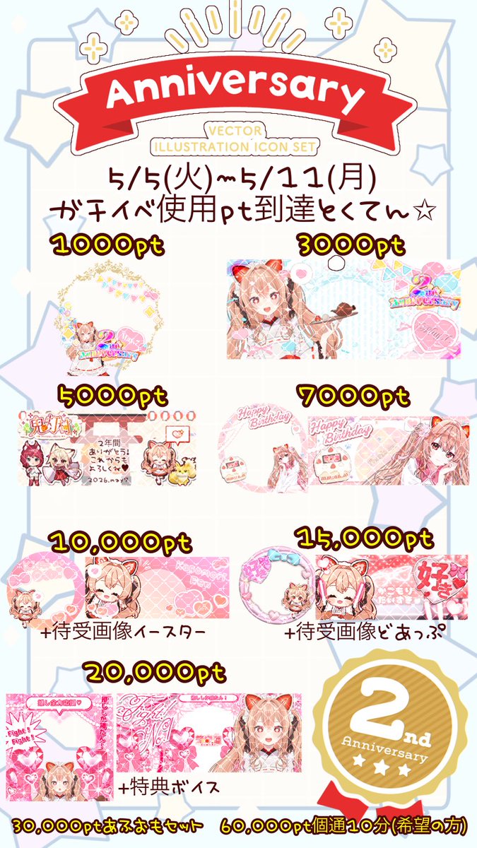 永遠さま専用ページ ガチイベ終了後、期間中の使用ptのスクショを送っていただくことで