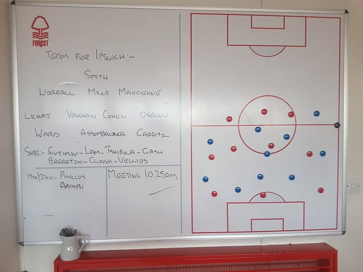 rickycoxon's tweet photo. On this day 9 years ago, I attended a charity match at the City Ground. We had full access to the changing rooms, and I took this photo. Forest had just played Ipswich.

Tonight #nffc are playing in the Europa League semi-final.

Never forget how far we have come. https://t.co/hA944pGSAh