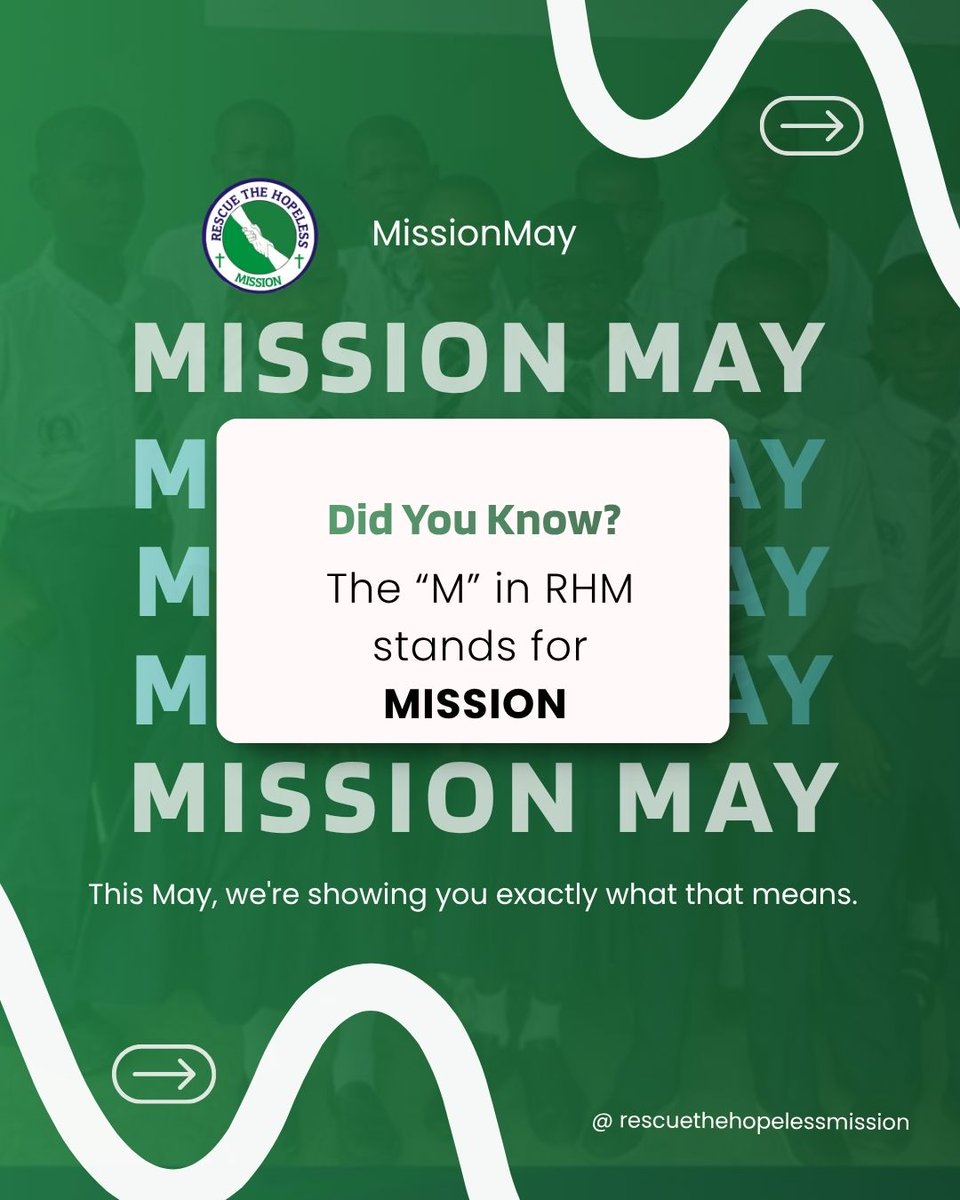 RescueHopeless's tweet photo. This is Rescue The Hopeless Mission.
For us, what we do is not just charity. 
Iit is whatGod has commissioned us to do.
This is our mission. 
Follow through this Mission May to see what RHM is up to. https://t.co/RMfARfid18