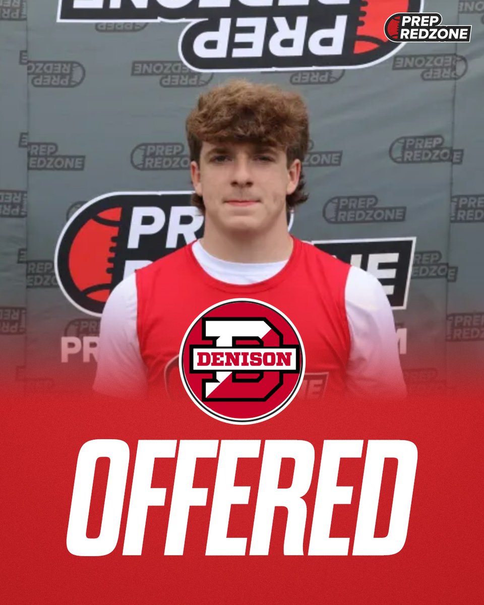 PRZVicCastillo's tweet photo. Loudoun Valley HS's (Purcellville, VA) @ethanlaf3, a 2027 two-way ATH, picked up his latest offer via #Denison (May 6th). 

PRZ Ranking &amp; Profile --->https://t.co/7tfZrNmMyU https://t.co/iyN09eTHcp