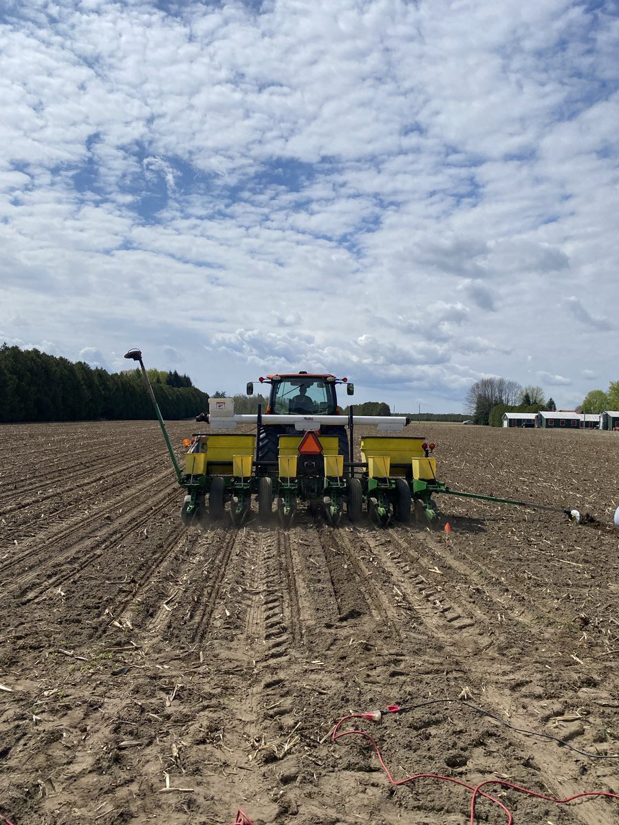 NoelleAdams22's tweet photo. Excited to get some @StineSeed into the ground this morning! Always a big thanks to our plot cooperators #plant26 https://t.co/PWdfir7vtg