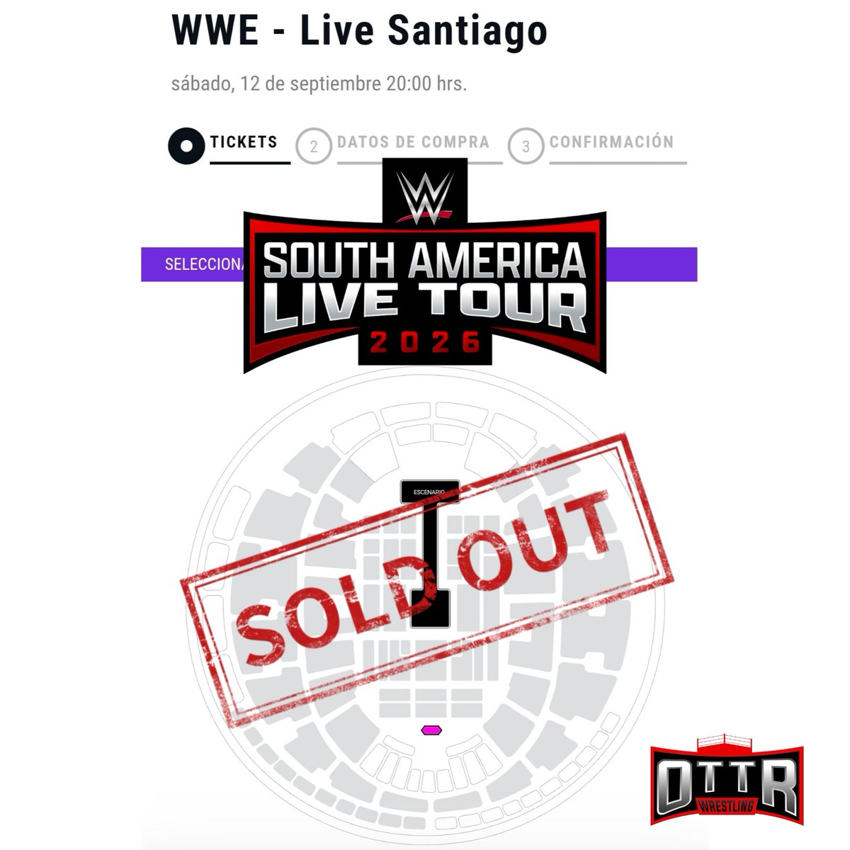 Los fans de <a href="/wweespanol/">WWE Español</a> arrasaron y en menos de 30 minutos agotaron las entradas para #WWELiveChile
Cuéntanos si lograste comprar tu entrada.