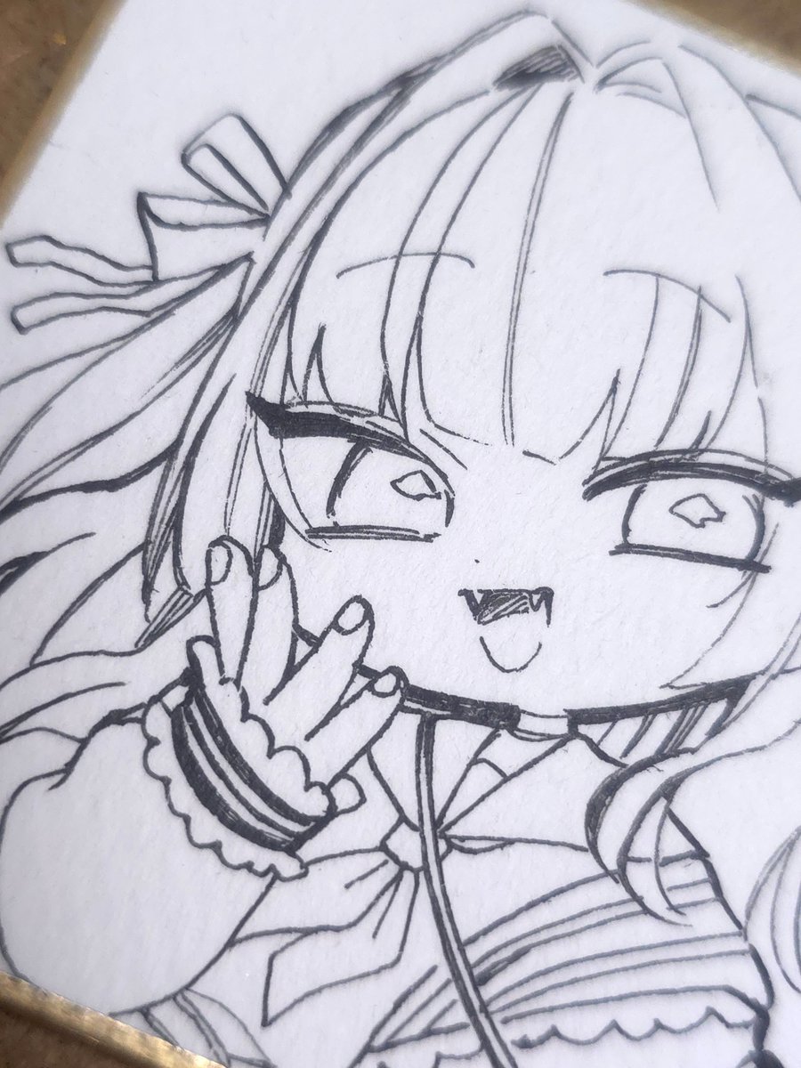ariko2434's tweet photo. 線画～ https://t.co/m98yeZfXHN