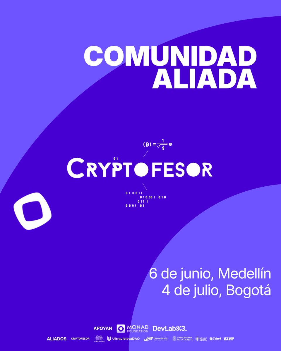 Medellín Blockchain Community 💐 tweet media
