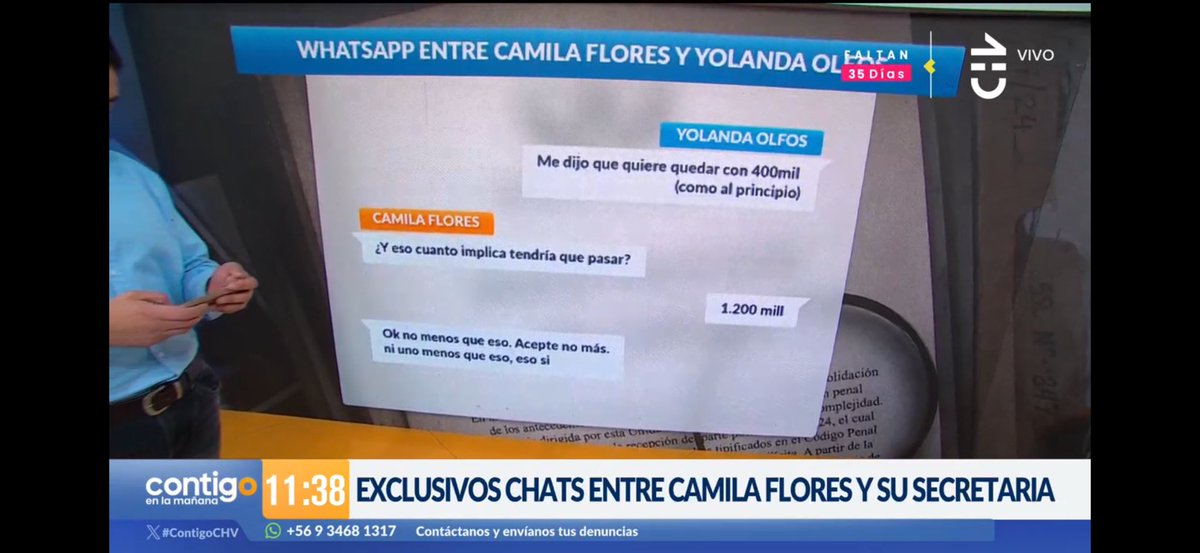 Camila Flores está hasta las cachas. 

DIOS, PATRIA Y FAMILIA.