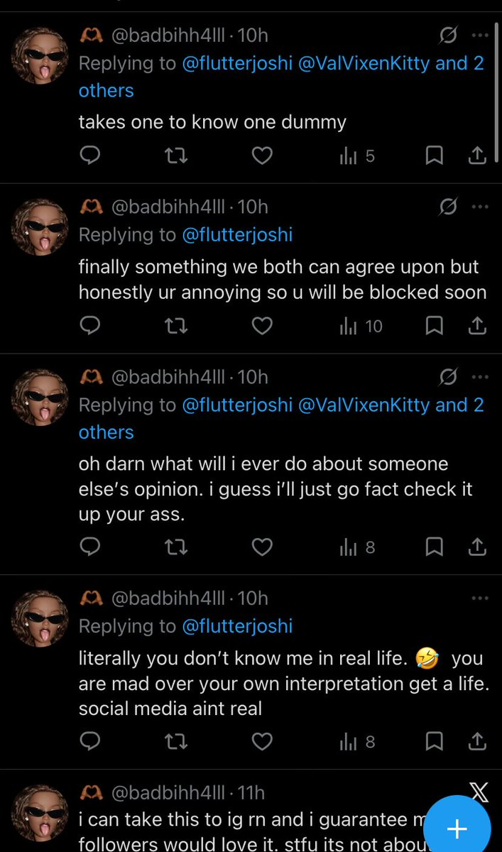 hurtflutter's tweet photo. @badbihh4lll @flutterjoshi Yet it consumes you U MAAAAD🤣🤣🤣 https://t.co/kX08wtQwGt