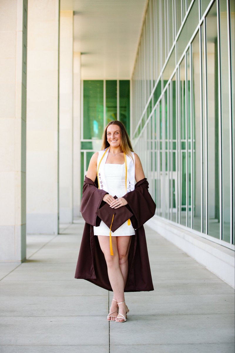 WMUVolleyball's tweet photo. Goodbyes are never easy…. Congratulations to our most recent Bronco Volleyball graduates! We will miss you and can’t wait to see where your journeys take you next! 🎓🐎💛 #BroncosReign #broncoalums https://t.co/y0B80gLfNC