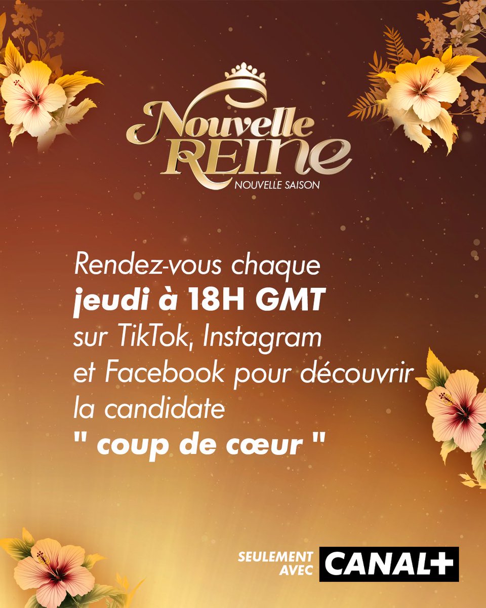 cplusafrique's tweet photo. Pour les petits retardataires vous avez encore le temps de voter ⏳🔥 Fin des votes à 18H GMT, après il sera trop tard 🚨
Lien du vote en bio.   ➡️ NOUVELLE REINE SAISON 2
Tous les samedis à 20H30 GMT
Sur CANAL+ MAGIC
 
#NouvelleReineS2 https://t.co/7RPWITHpmc