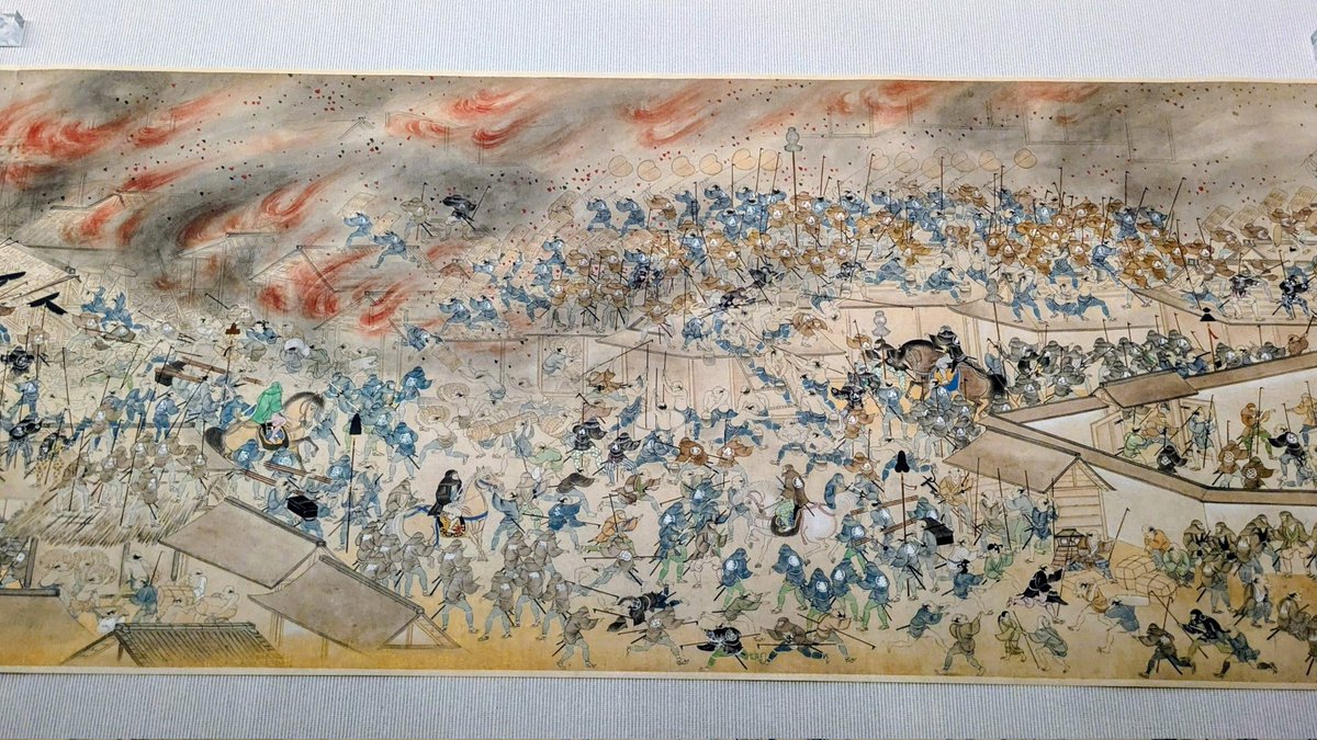 🏤 江戸東京博物館 (左上) 伊予松山藩久松松平家登営行列図絵巻 (右上