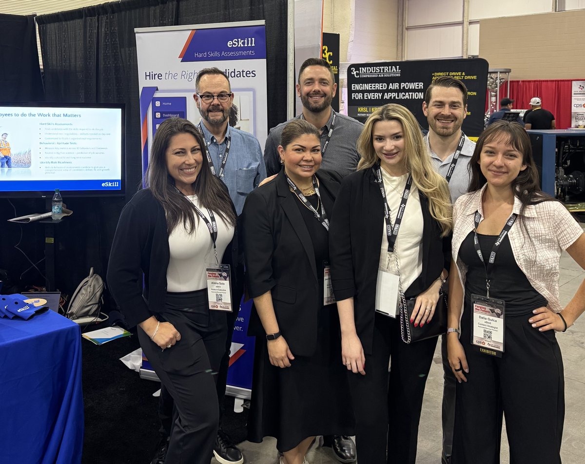 eSkillCorp's tweet photo. We had a wonderful time exhibiting at the San Antonio Manufacturer’s Association 25th Annual South-Central Texas Trade Show &amp; Conference!

We’ll see you at the SAMA trade show again next year! https://t.co/Z2MQcgXhWV