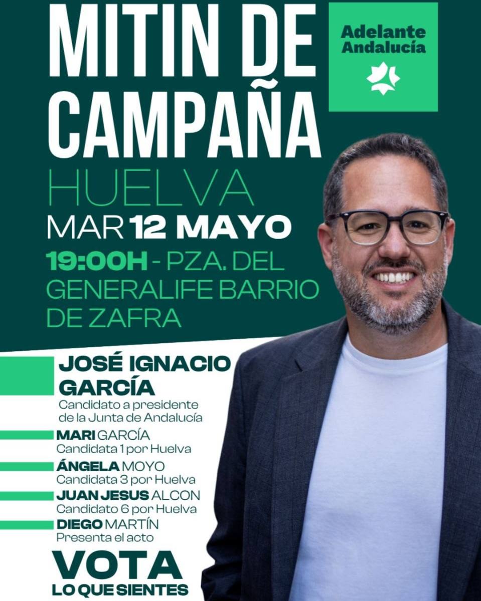 Gente‼️ En Huelva estamos al borde de quitarle un escaño al PP y dar un salto espectacular para la izquierda y el andalucismo. 

Vamos a darlo todo por #Huelva. El martes estaremos allí. 

Venirse‼️💚🤍