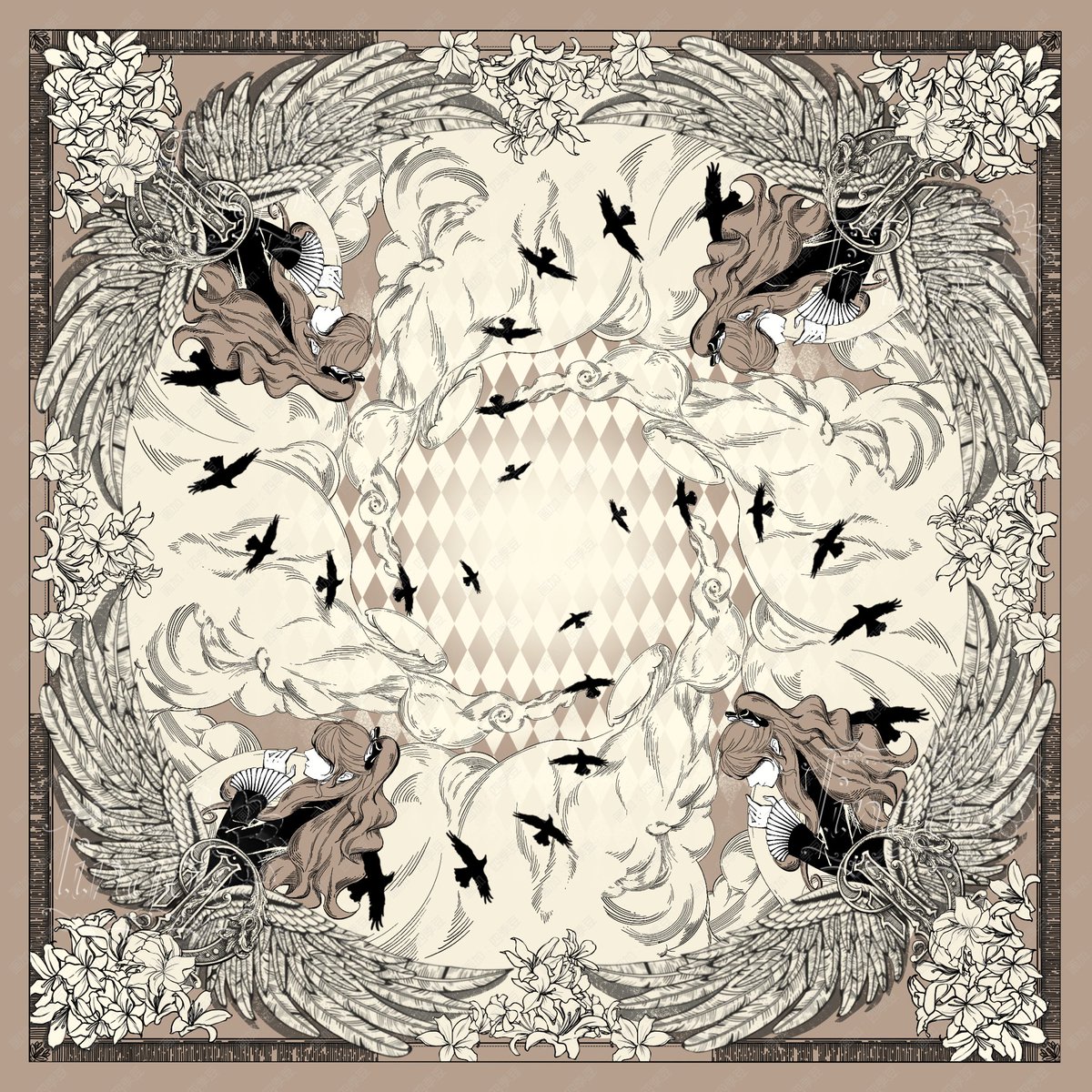 tokirin10's tweet photo. Hi, I'm an illustrator 🎴
I draw custom art — scarves, cards, prints, or just a piece for yourself.

Open for commissions on VGen ↓
https://t.co/AYtpRInpHV
#vgen #VGenComm https://t.co/gO51XJSo1r