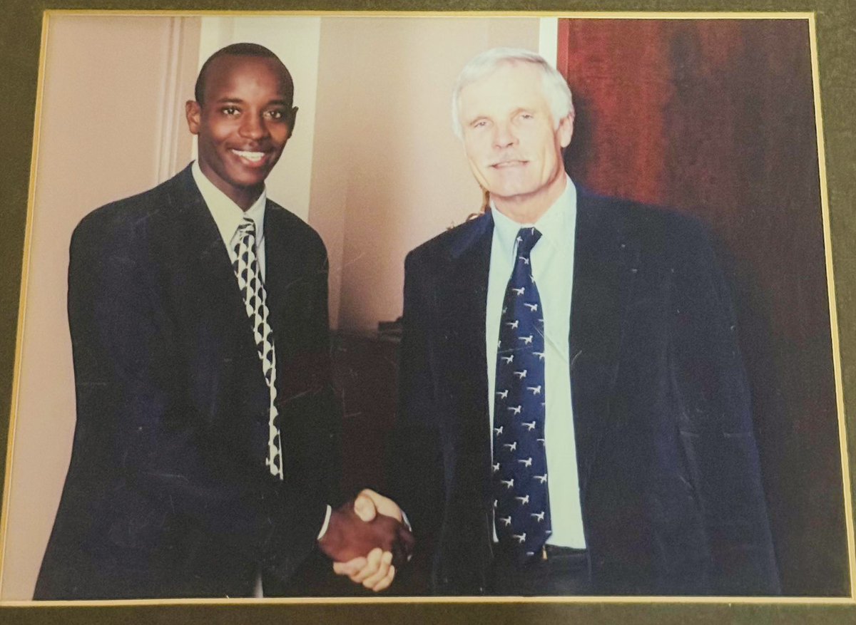 AS A young CNN Africa Journalist of the Year Award winner, I had the honor of meeting the legendary Ted Turner at his CNN office in Atlanta, Georgia. It was an inspiring moment.  May the legend R.I.P.
