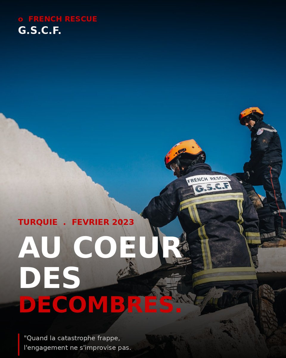 humanitairegscf's tweet photo. Le 6 février 2023, notre équipe décollait du Touquet moins de 24h après le séisme en Turquie. Résultat : 3 vies sauvées sous les décombres.
Le GSCF est une ONG composée exclusivement de sapeurs-pompiers et professionnels de la sécurité civile. Nous intervenons là où les catastrophes frappent le plus fort.
Vous êtes pompier, médecin, infirmier ou professionnel de l'urgence ? Nous recrutons des profils engagés.
Plus d'infos : https://t.co/ruXjUZxI9O
#PompiersHumanitaires #GSCF #Humanitaire #SecoursCatastrophe #USAR