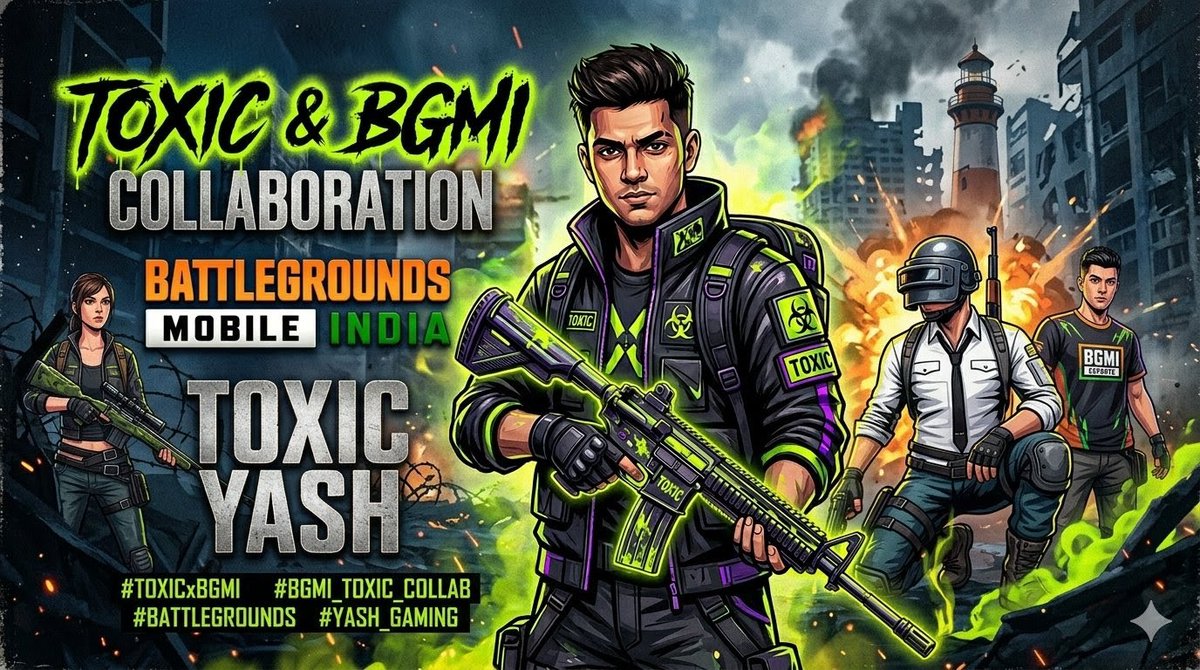#Toxic X #BGMI Collaboration ⏳

#ToxicTheMovie #YashBoss #Yash [AI image]