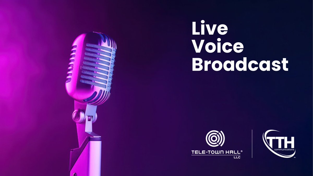 TeleTownHall's tweet photo. Texts are good. Texts + Live Voice Broadcasts? Even better.

✅ Thousands of messages simultaneously
✅ Compliant mobile delivery
✅ Fraction of the cost of live calls

Perfect for surveys, GOTV, fundraising &amp; events.
🔗 https://t.co/u8pDr3Sh90 

 #voterOutreach #Fundraising #TTH https://t.co/9pHSy5523G