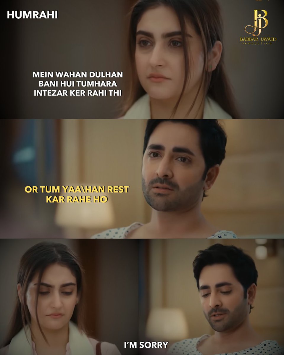 bjproduction01's tweet photo. This scene from Humrahi says more through silence than words ever could.

Watch "Humrahi" every Friday and Saturday at 8PM only on Geo Entertainment.
.
.
.
#Humrahi #BJ production #GeoEntertainment #MustWatch #PakistaniDrama https://t.co/R890RQMzEx
