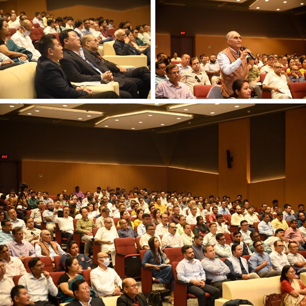 IncomeTaxNER's tweet photo. Shri Ashok Kumar Jha, CCIT (Retd.) shared insights on the shift from the 1961 Act, while Shri C. Deepak Singh, CIT, detailed new forms &amp; the AI enabled “Kar Saathi” platform. Strong engagement from stakeholders &amp; media marks a major step for voluntary compliance in the region. https://t.co/xdHRtKlAbX