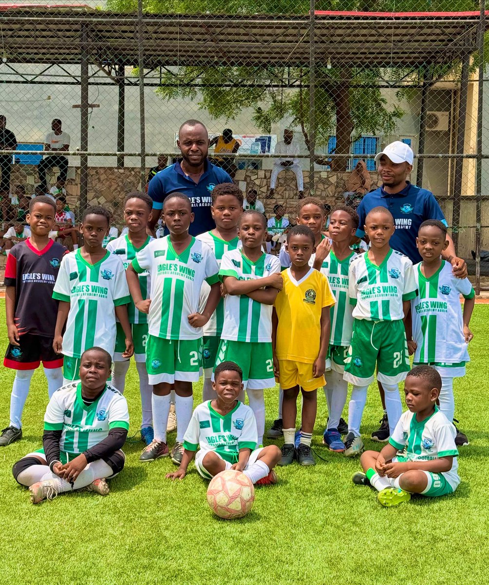 Eagles_wing_fa's tweet photo. At Eagle’s Wing Football Academy, we are committed to developing young players in every positive aspect of life. Our goal is not only to improve football skills, but also to build discipline, confidence, teamwork, leadership.
We provide:
📍Abuja 
📍Lagos 
📍Delta
📲 : 08065022282 https://t.co/STX7grFdHj
