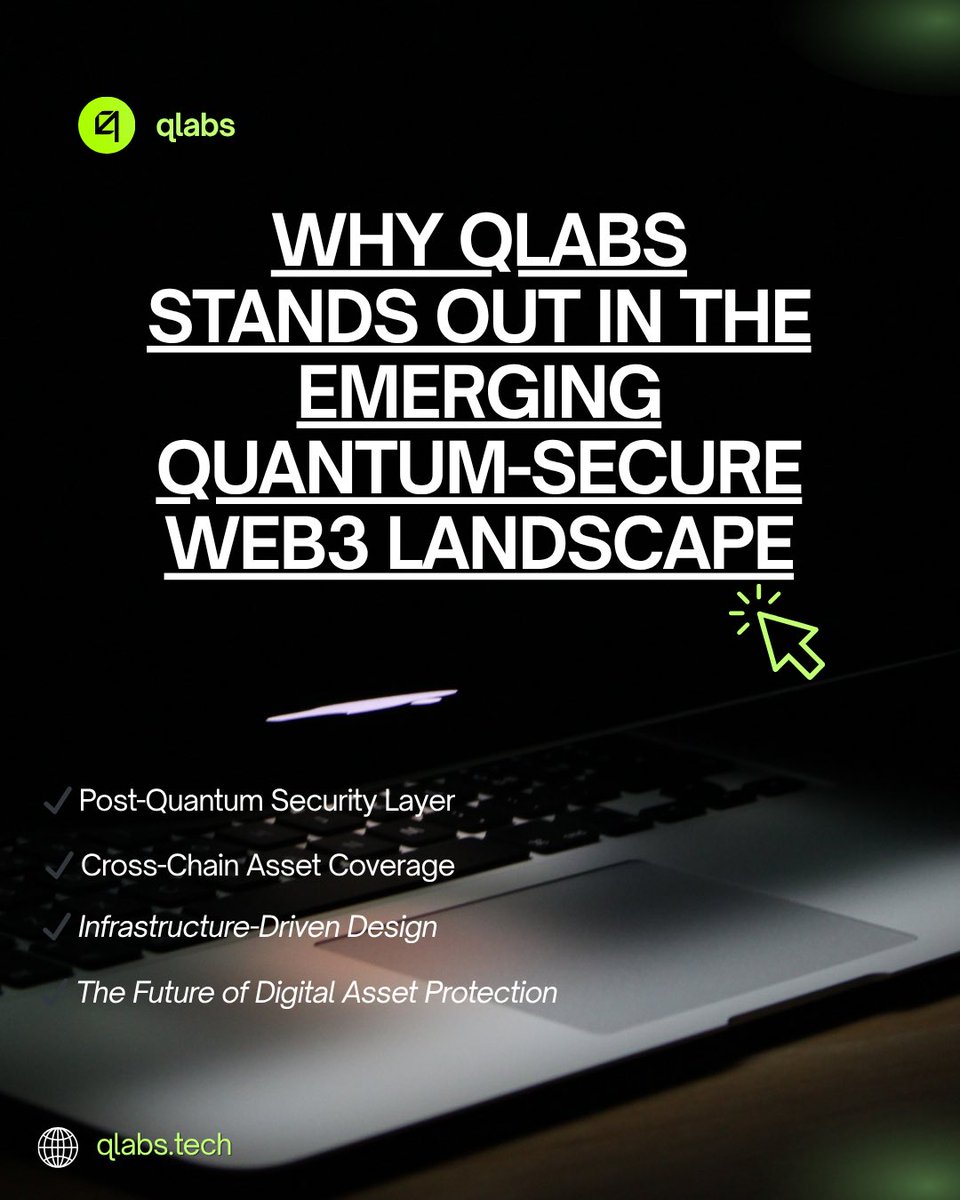 Melinindefi's tweet photo. 3 Reasons I’m Bullish on qLABS.💪🏻

A lot of projects talk about the future of Web3.
Very few are preparing for the risks that could actually define it.

That’s one reason qLABS stands out to me right now.

Here are 3 reasons I’m paying close attention to qLABS 👇

✔ They’re Solving a Problem Most of Web3 Is Ignoring

The majority of blockchain infrastructure today still relies on cryptographic systems that quantum computing is expected to challenge over time.

Most projects aren’t building for that reality yet.

qLABS is.

Instead of treating quantum resistance like a marketing angle, they’re approaching it as a long-term infrastructure requirement.

That difference matters.

✔ qVAULT Addresses a Real Security Gap

One of the most interesting things being built within the ecosystem is qVAULT, a quantum-resistant asset vault designed to secure digital assets across multiple chains.

What makes it notable is the approach:
• No forced migration
• No complicated restructuring
• No disruption to existing assets

It adds a quantum-secure protection layer without changing how users already operate.

As quantum-related concerns become more relevant, infrastructure like this becomes increasingly important.

✔ $qONE Has Utility Beyond Speculation

A lot of tokens exist without a clear role inside their ecosystems.

$qONE feels different.

Rather than functioning purely as a speculative asset, it acts as the execution and gas layer powering quantum-secure interactions across the ecosystem.

That creates a stronger alignment between:
• Network activity
• Security infrastructure
• Token utility

And in my opinion, sustainable ecosystems are built on that kind of alignment.

Still early, of course.
Nothing is guaranteed in Web3.

But projects focused on infrastructure, security, and long-term architecture tend to matter more over time than short-term narratives.

That’s why qLABS is on my radar.

#qLABS #qONE @qlabsofficial