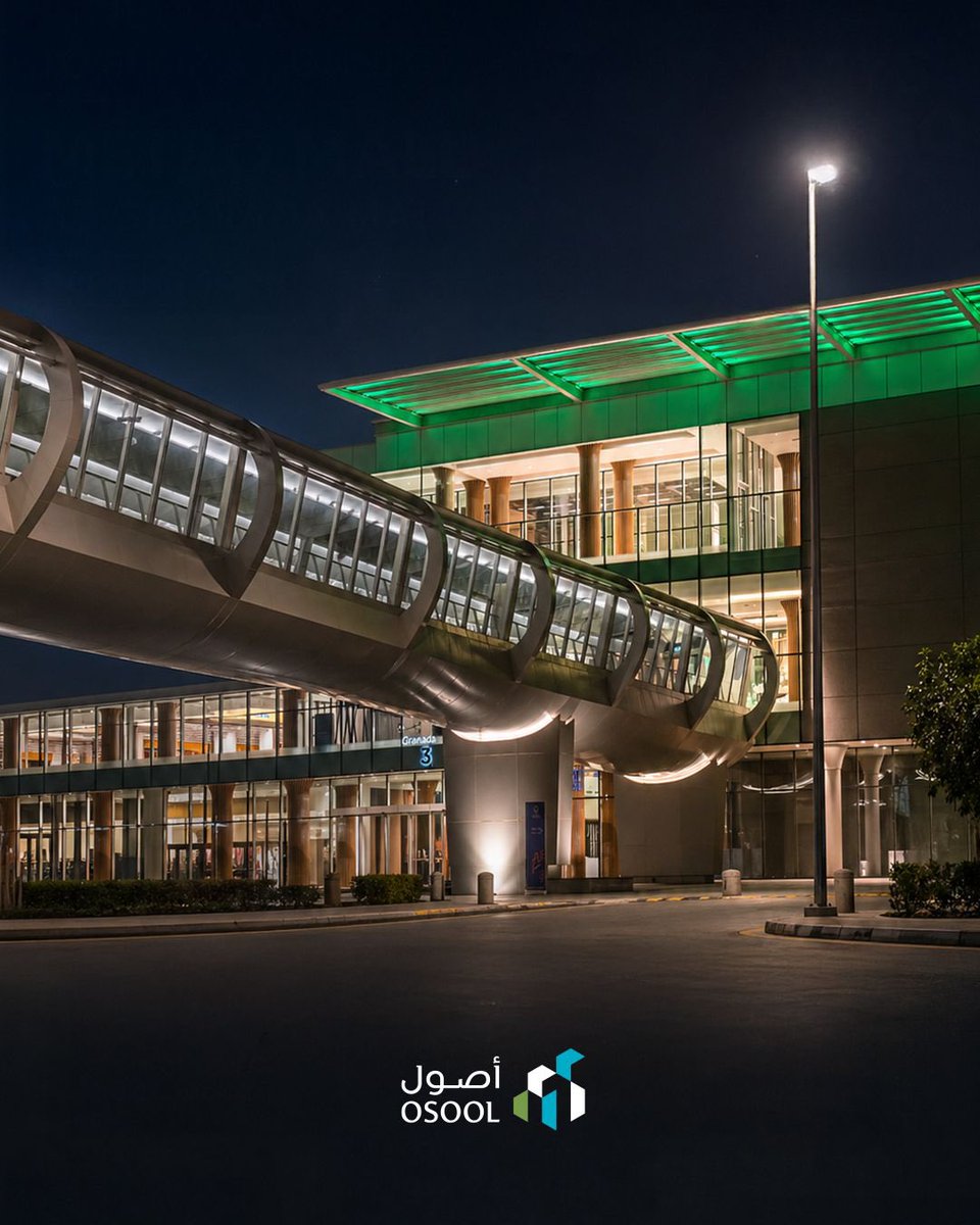 OSOOLRE's tweet photo. تعلن أصول عن افتتاح “جسر محطة غرناطية،" ليشكّل رابطًا مباشرًا بين محطة القطار ووجهاتها الحيوية، بما يعزز سهولة الوصول ويرتقي بتجربة الزوار. https://t.co/uemlV6t5Nu