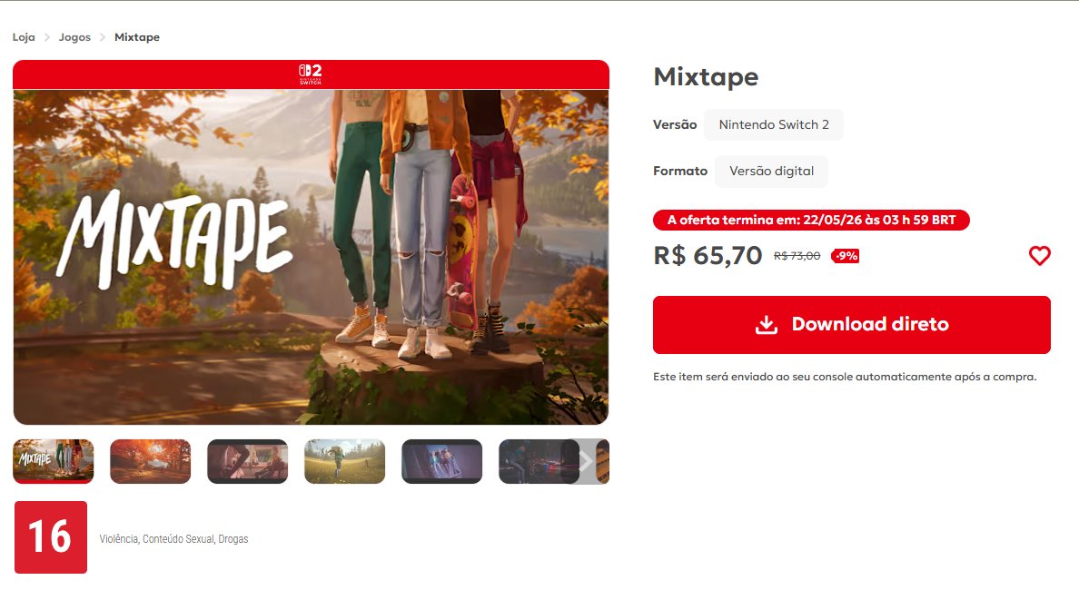 Todo dia um preço abusivo da PS Store Brasil tweet media