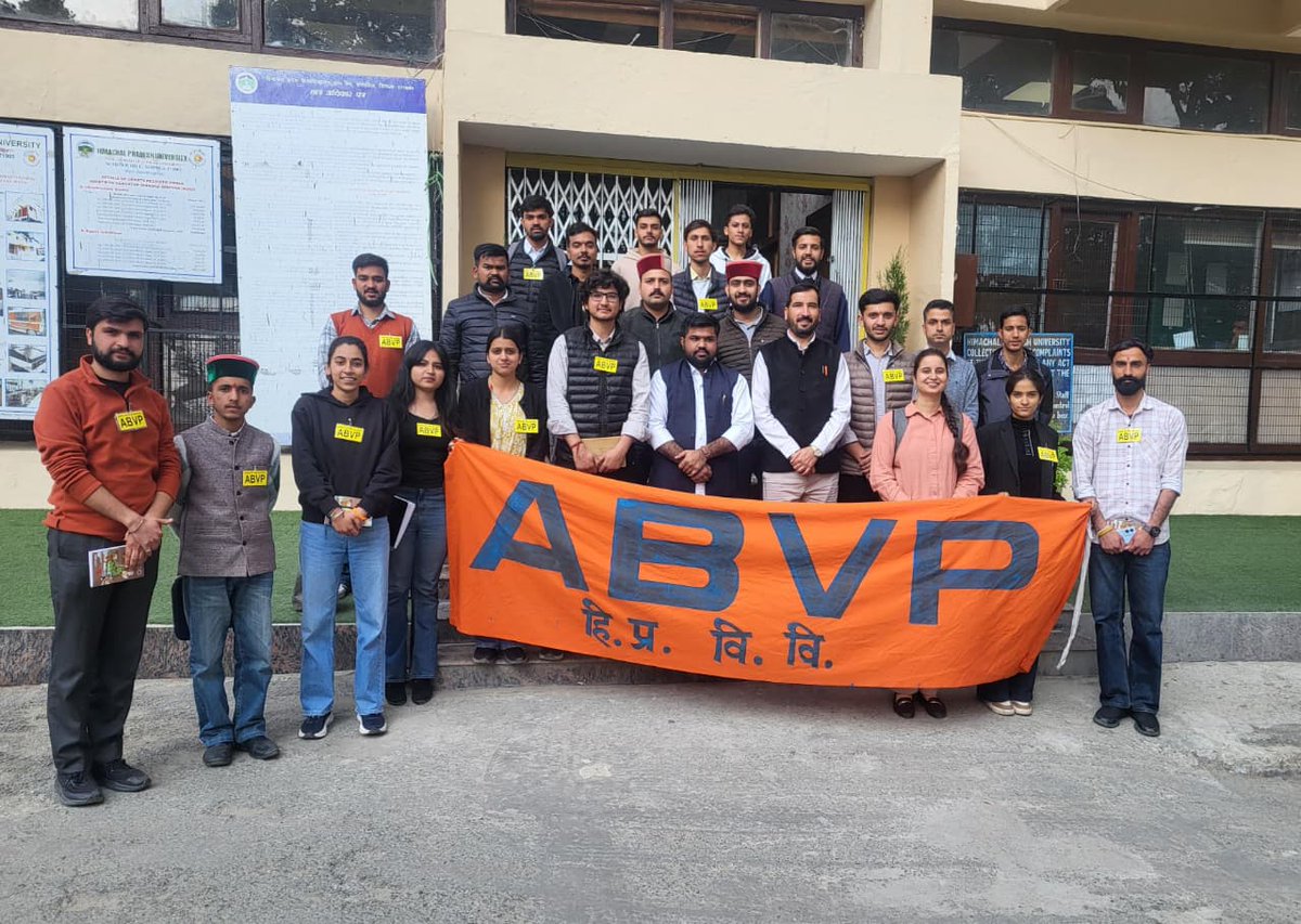ABVP Himachal Pradesh tweet media