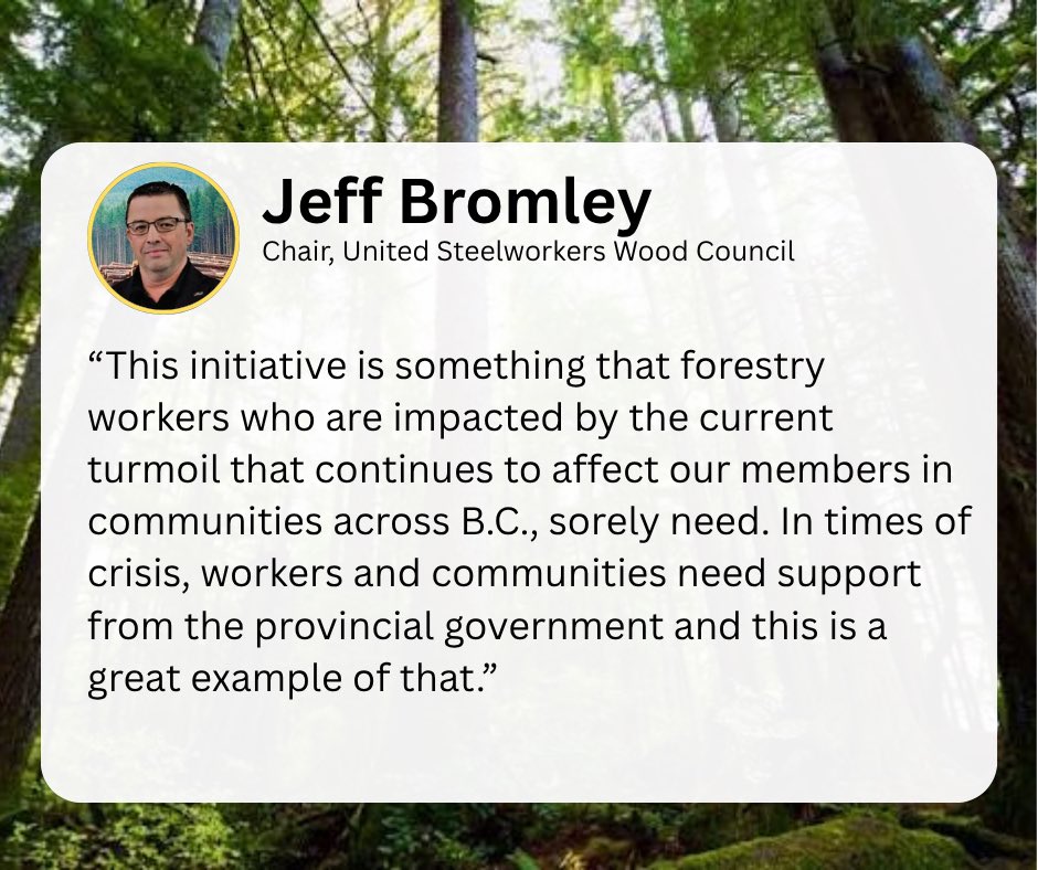 rparmar_BC's tweet photo. I was with Jeff and USW in Nanaimo recently to hear about how the challenges this sector is facing affects them personally.
Now we’re working to deliver on addressing those same challenges.
They deserve a sector that works for them as hard as they work for it.
#bcforests https://t.co/P1yWKyHNpr