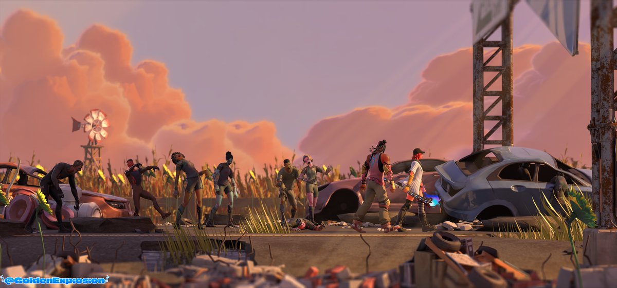 Walking The Road To Nowhere. 
#FortniteArt #Dusty #Massai