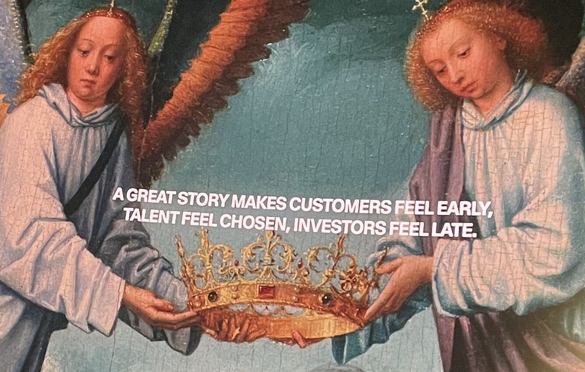 NicolasBlaettry's tweet photo. Had a blast speaking about the state of storytelling in Europe at last night’s @ProjectEurope_ screening.

I believe founders can change the story of this continent by telling their own with conviction. Because if you don’t tell your story, someone else will do it for you. This is why Kyra and I built Partners Creative Consultancy.

Thank you for having me, @Kitty_Mayo_ and @jade_yarrow. Congratulations on year one.